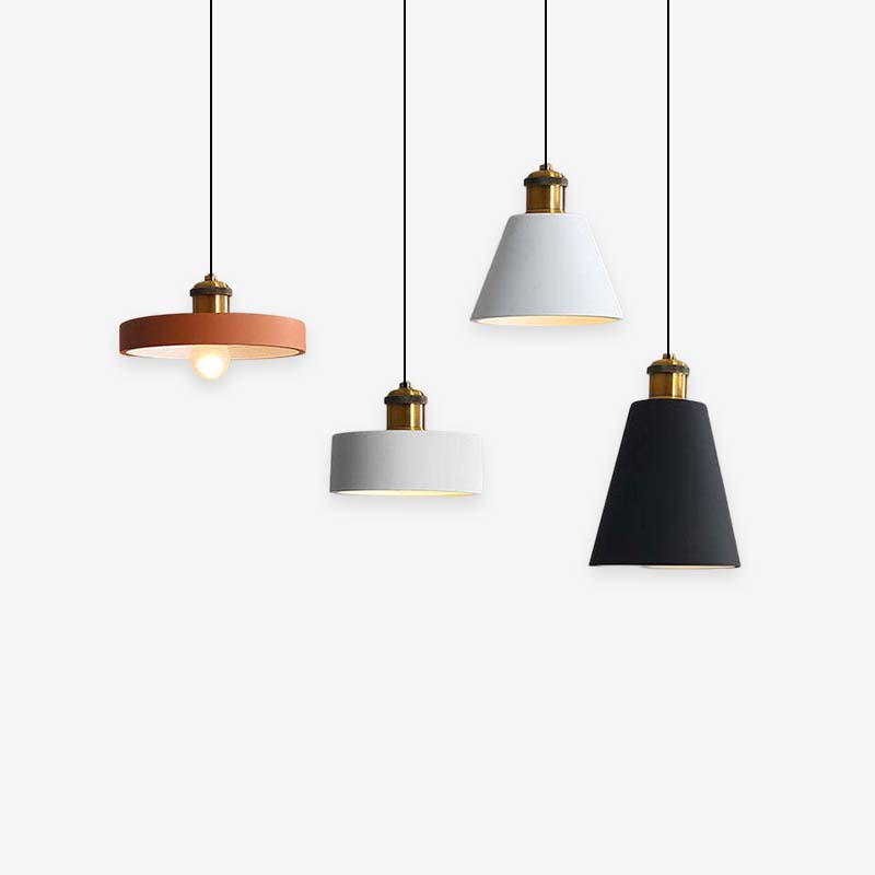 FormaLuxe - Modern Metal and Resin Chandelier