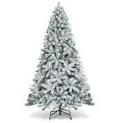 AvenlyHome| Hinged Xmas Tree | Height 6 and 7.5ft PVC Tips | Green | Easy Setup