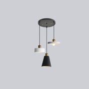 FormaLuxe - Modern Metal and Resin Chandelier