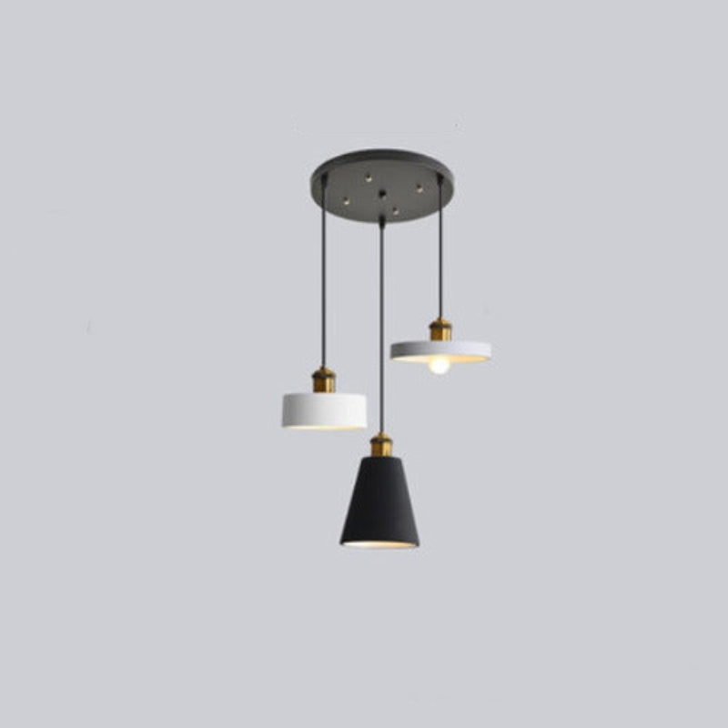 FormaLuxe - Modern Metal and Resin Chandelier