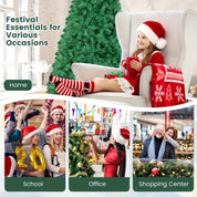 Green Pine Design | Artificial Christmas Tree | 850 Tips | 6ft Green | Fast Setup