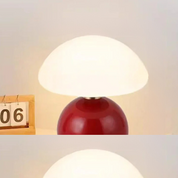 Mushroom Small Table Lamp - Cream Wind Ceramic