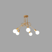 American Vintage Chandelier - Wrought Iron LED Pendant Light