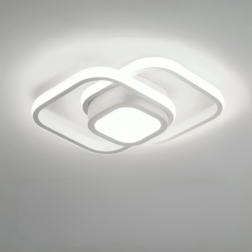 Modern LED Ceiling Light - 2 Rings