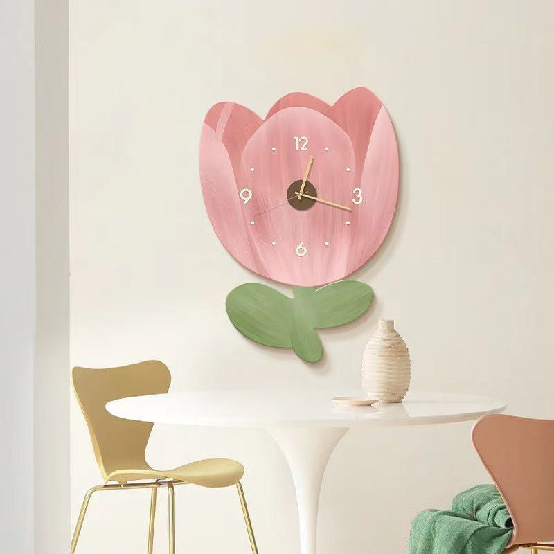 FloraTime - Creative Floral Wall Clock