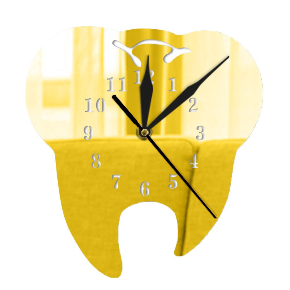 DentaGlow - Stylish Mirror Clock for Dental Care