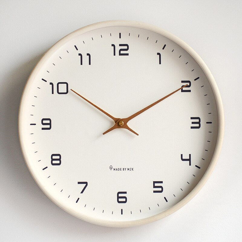 Wooden Wall Clock "Scandinavian Simplicity"