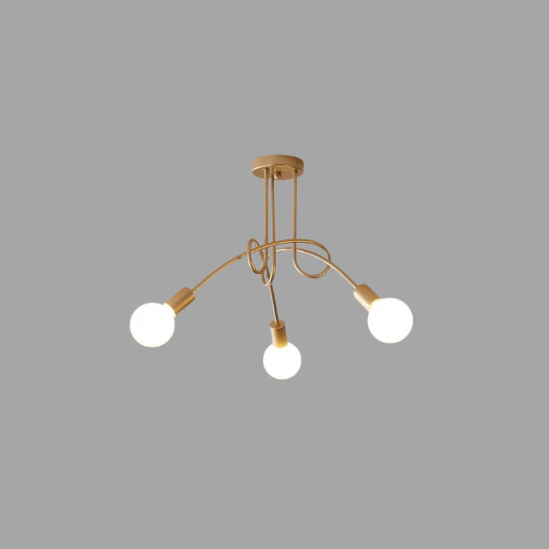 American Vintage Chandelier - Wrought Iron LED Pendant Light