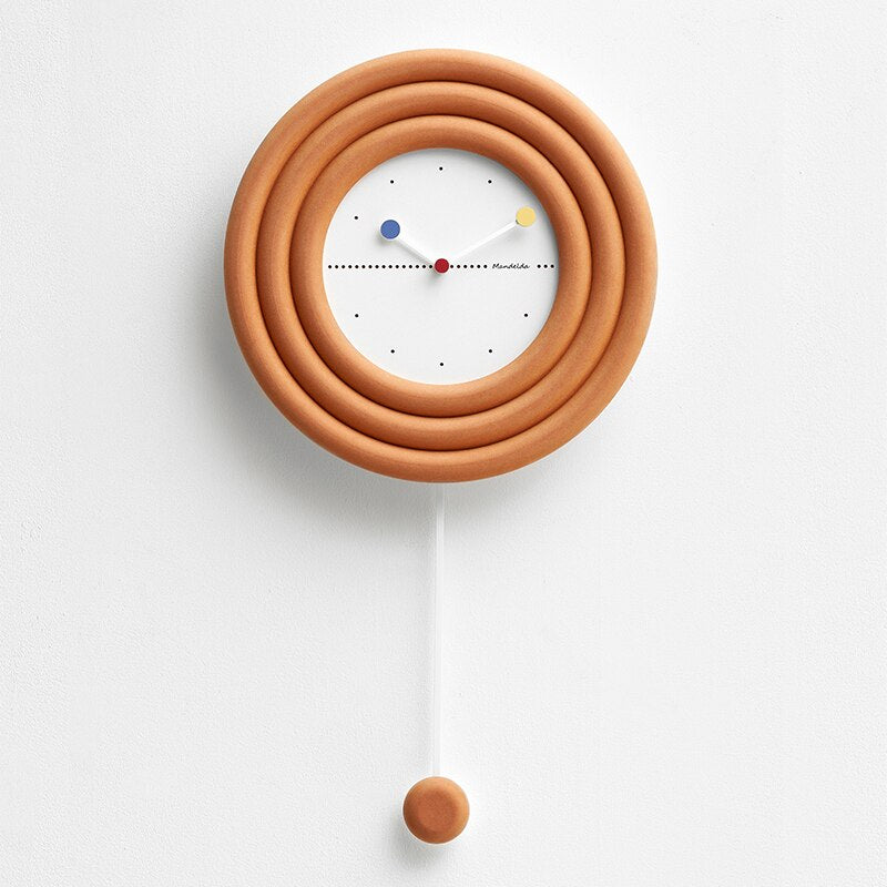 NordicTime - Stylish Pendulum Wall Clock