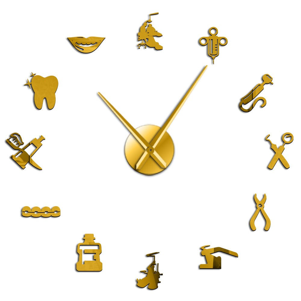 Dental Clinic Large Wall Clock | Perfect for Dental Practices