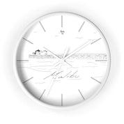 BeachWalk - Seaside Promenade Wall Clock