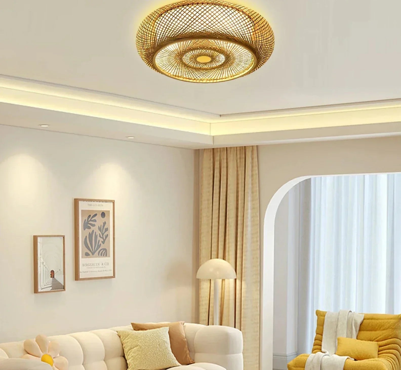 BambooAura - Zen Pendant Lamp made of Bamboo