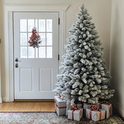 AvenlyHome| 6ft Christmas Tree With Foldable Base | Easy Setup | Green | No Container Needed