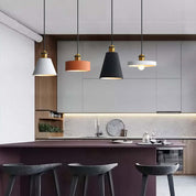 FormaLuxe - Modern Metal and Resin Chandelier