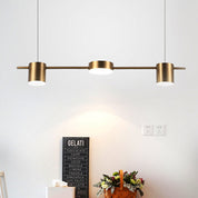 Aluminium Drum Pendant Light - Modern Lighting for a Kitchen Island
