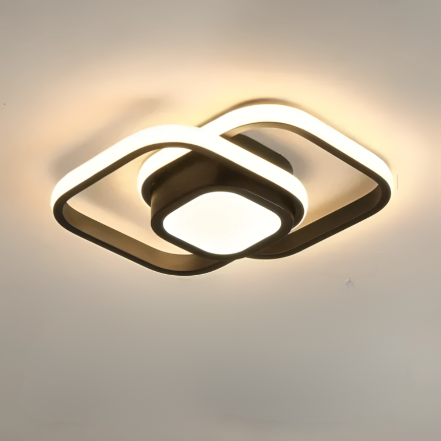 Modern LED Ceiling Light - 2 Rings