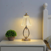 CrystalGlow – Vintage Crystal Table Lamp