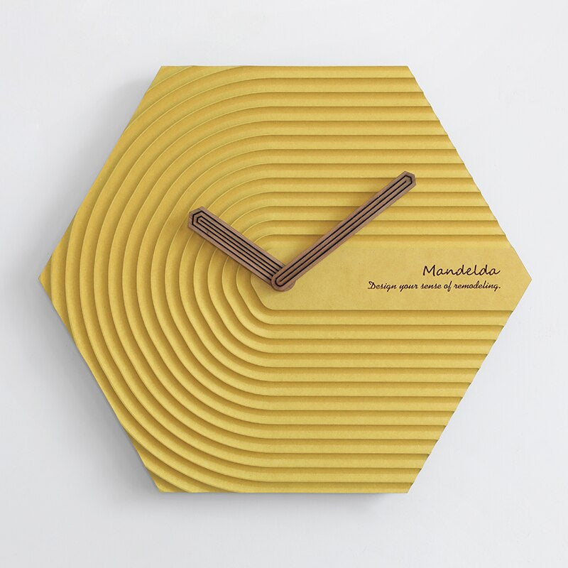 ColorWave - Vibrant Dance of Colours Wall Clock