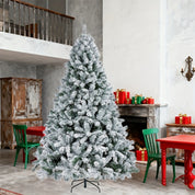 Snowline Snowy White Christmas Tree 122-244 cm | 200-1000 Branches | Easy Setup