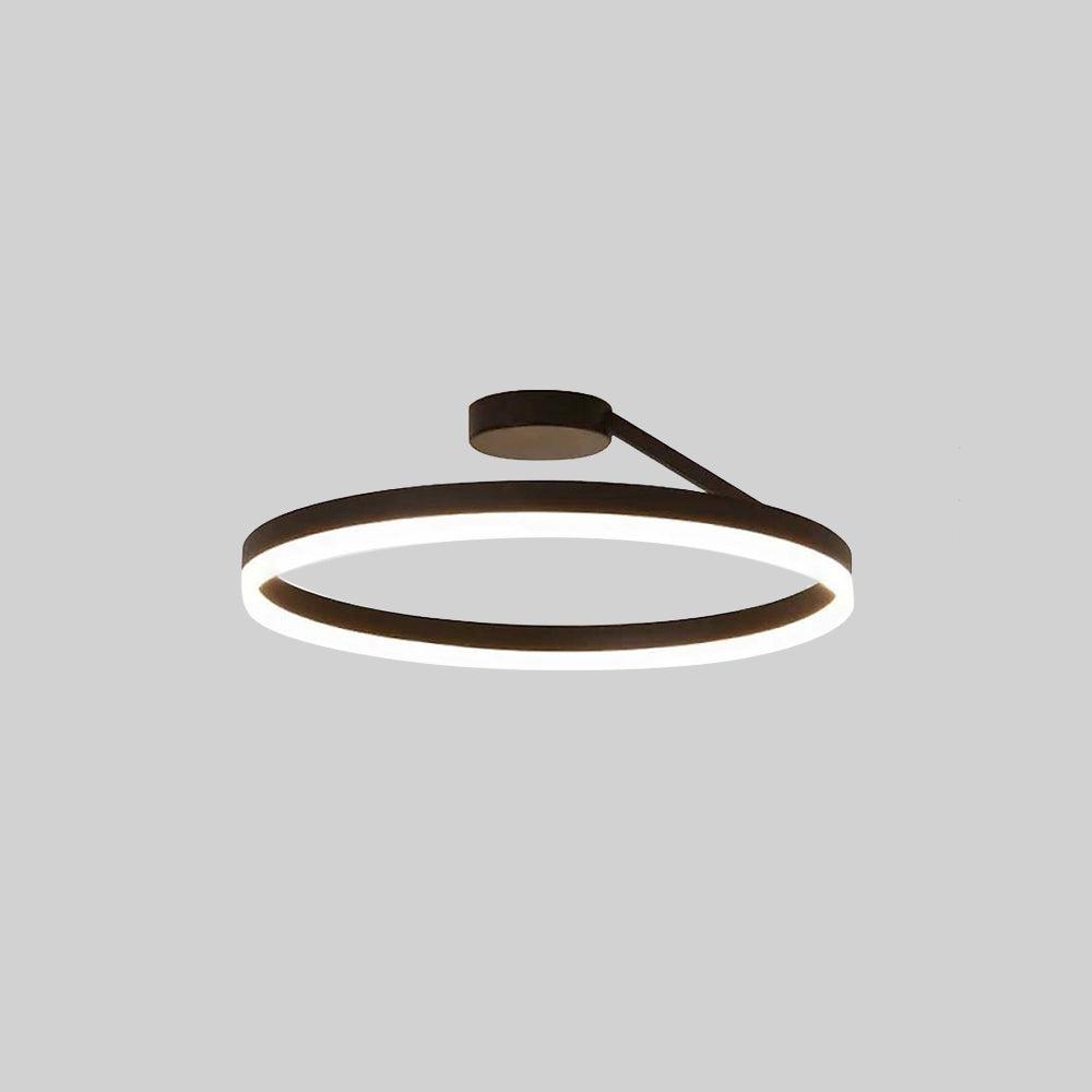 ArishaGlow - Elegant LED Ceiling Light in Gold and Metal