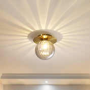 LuxeFlush – Ceiling Light with Smoked Glass