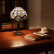 Retro Stained Glass Table Lamp