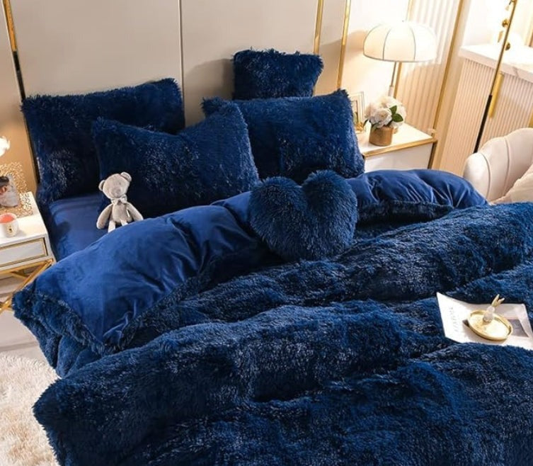 CozyNest | Luxe Winter Fleece Blanket Set
