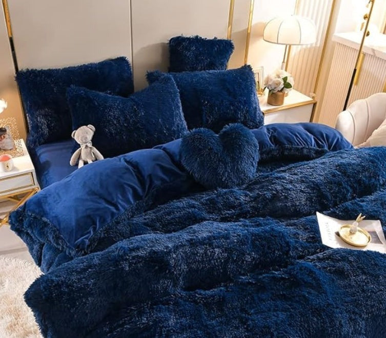 CozyNest | Luxe Winter Fleece Blanket Set