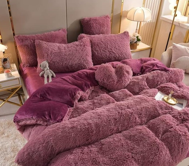CozyNest | Luxe Winter Fleece Blanket Set
