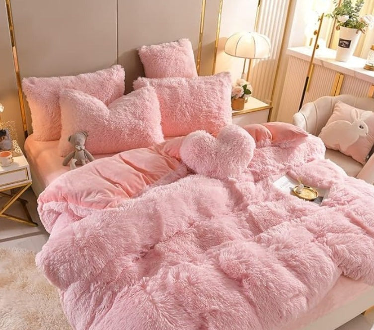 CozyNest | Luxe Winter Fleece Blanket Set