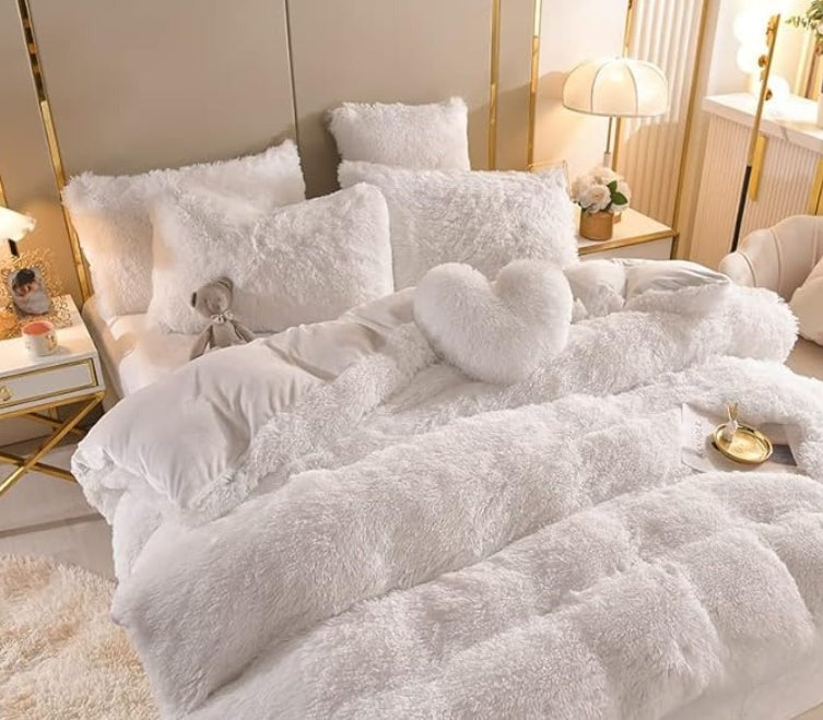 CozyNest | Luxe Winter Fleece Blanket Set