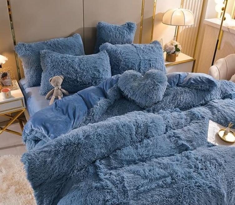 CozyNest | Luxe Winter Fleece Blanket Set