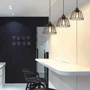 IronSphere – Pendant Light in Black Iron with Industrial Style