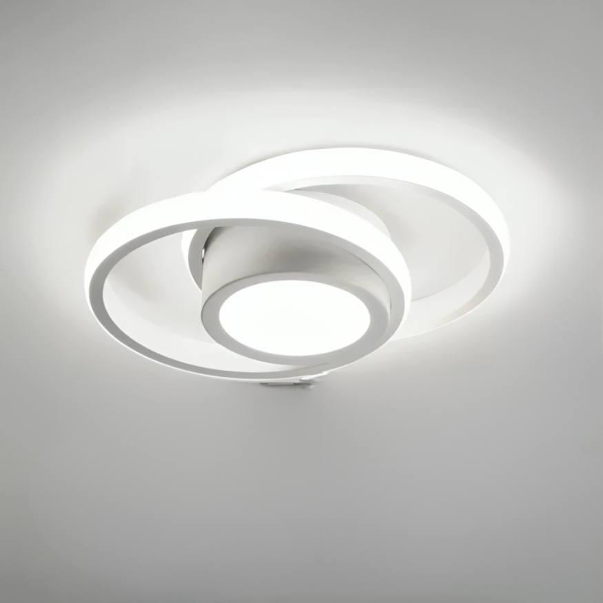 Modern LED Ceiling Light - 2 Rings