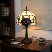 Retro Baroque Black Cat Table Lamp