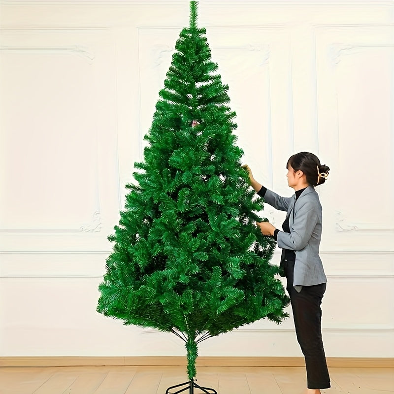 AvenlyHome| Artificial Xmas Tree | All-Season Plastic XL | Green | Easy Assembly