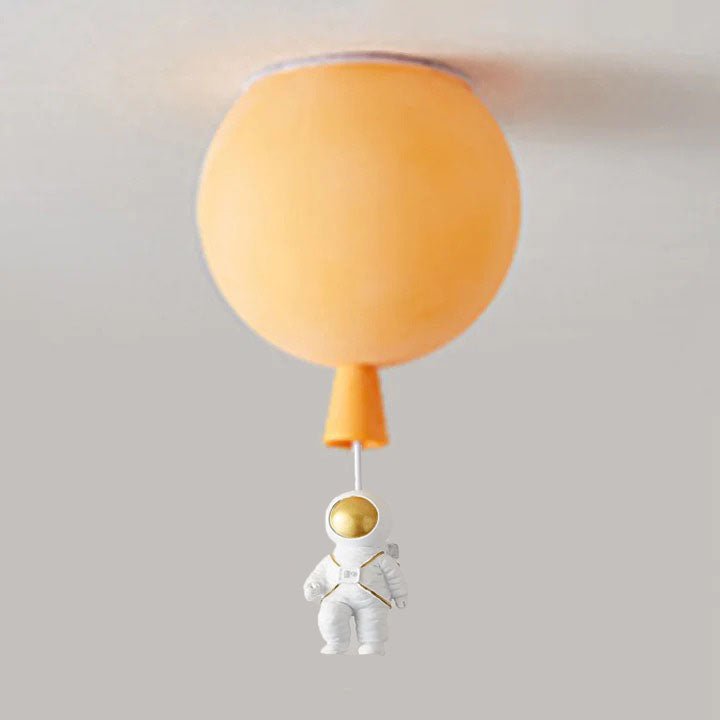 Fateh Modern Moon/Astronaut LED Ceiling Lamp in Acrylic