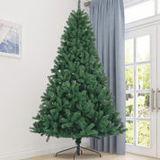 AvenlyHome| 82 Inch Artificial Tree Foliage | 3 Tier Base | 1 Green | Low Maintenance