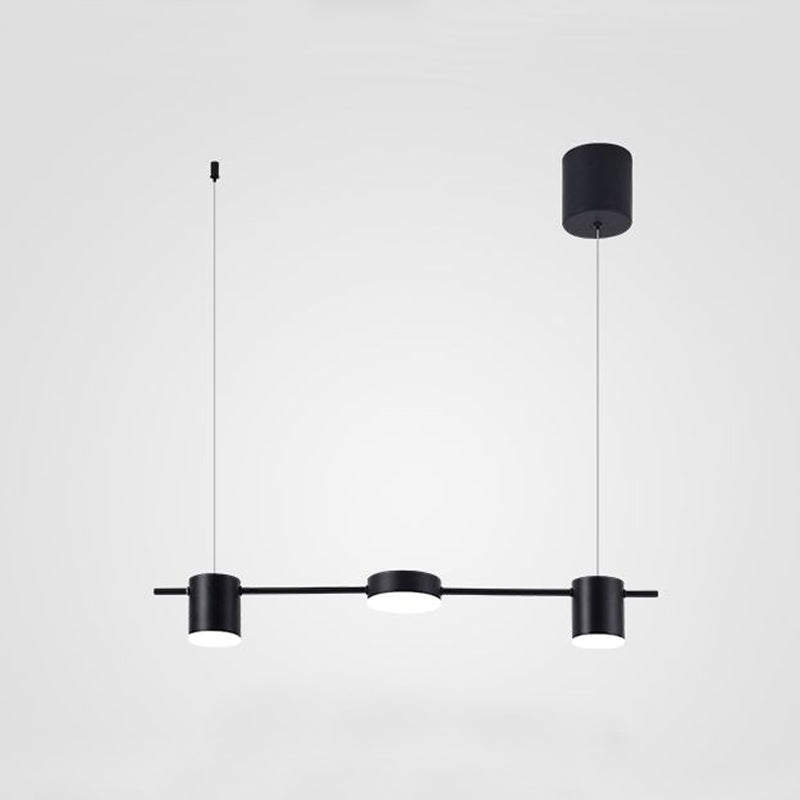 Aluminium Drum Pendant Light - Modern Lighting for a Kitchen Island