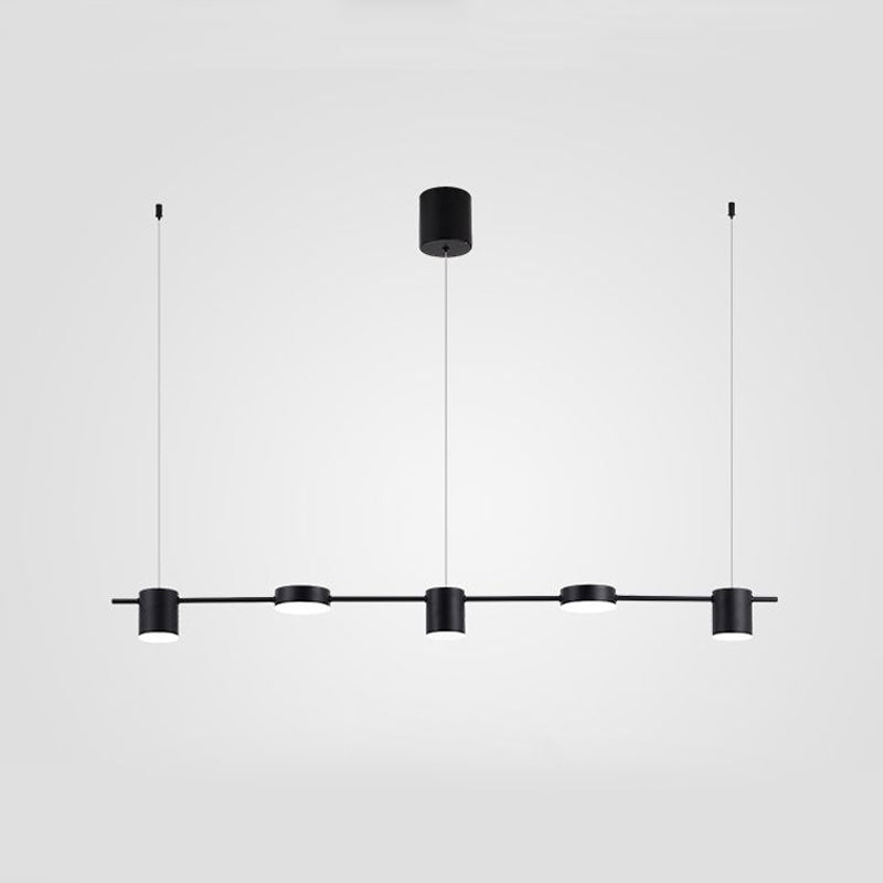 Aluminium Drum Pendant Light - Modern Lighting for a Kitchen Island
