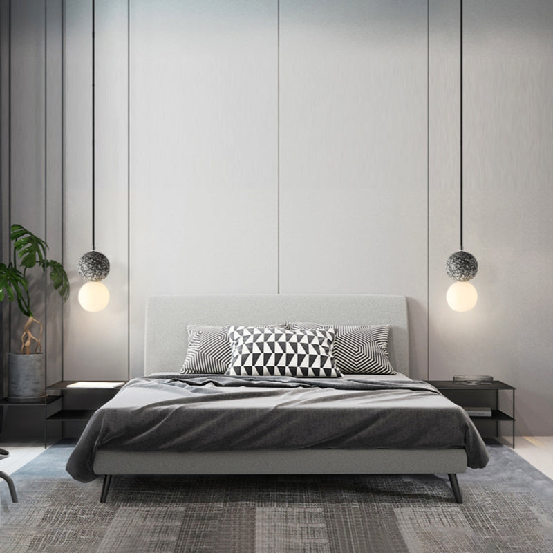 Aurora Pendant Lights LED - Black and White Glass
