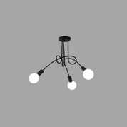 American Vintage Chandelier - Wrought Iron LED Pendant Light
