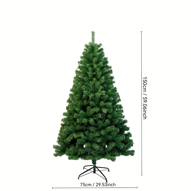 AvenlyHome| Artificial Xmas Tree | All-Season Plastic XL | Green | Easy Assembly