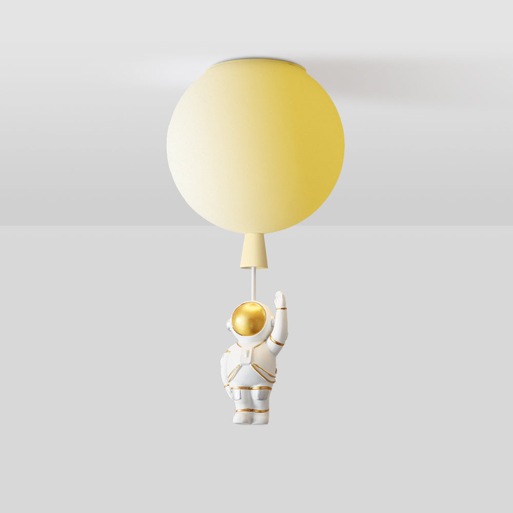 Astronaut LED Ceiling Lamp in Acrylic