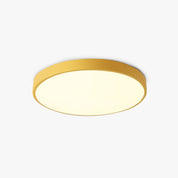 Morandi Modern Round LED Ceiling Light Pink Grey Metal Living Room