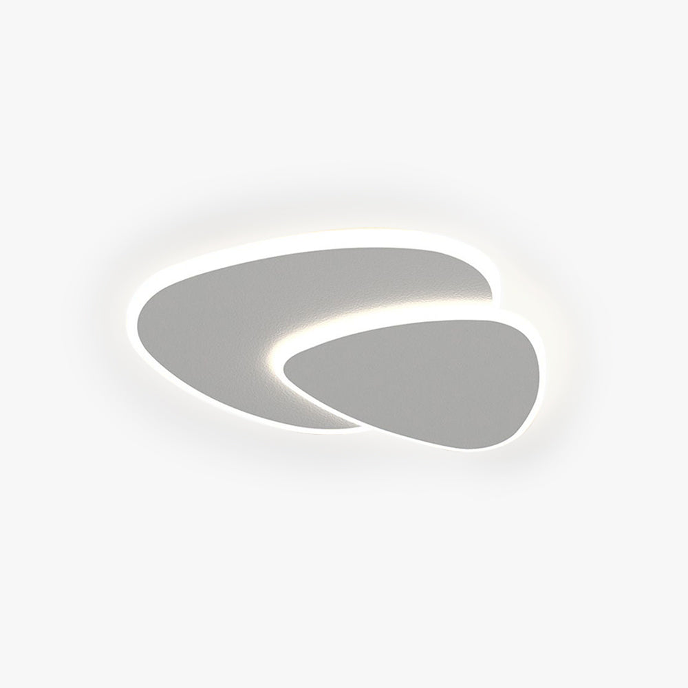 LunarGlow – Modern LED Ceiling Light in White