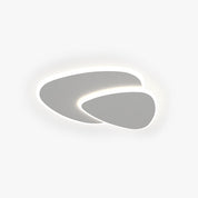 LunarGlow – Modern LED Ceiling Light in White