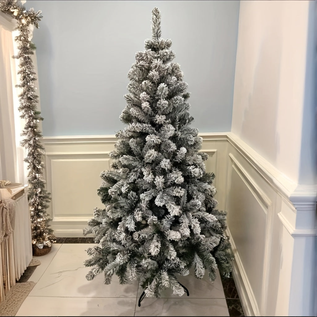 Snowline Snowy White Christmas Tree 122-244 cm | 200-1000 Branches | Easy Setup