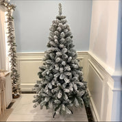 Snowline Snowy White Christmas Tree 122-244 cm | 200-1000 Branches | Easy Setup