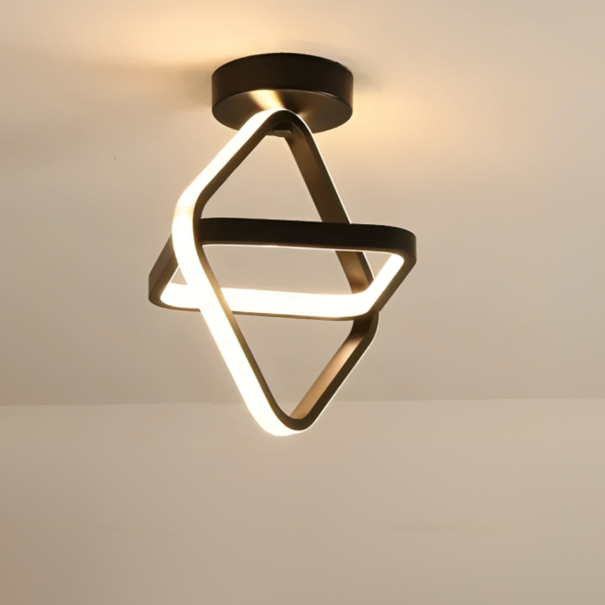 Modern LED Ceiling Light - 2 Rings